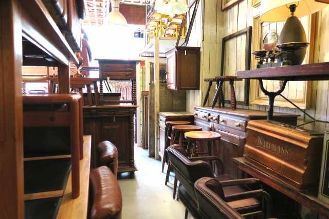 マホガニー材_アンティーク家具